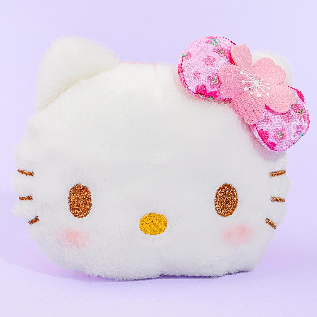 Hello Kitty Sakura Kimono Face Pochette With Strap