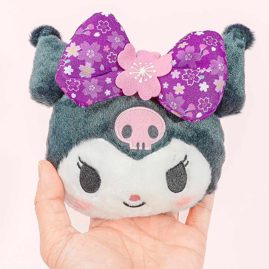 Kuromi Sakura Kimono Face Pochette With Strap