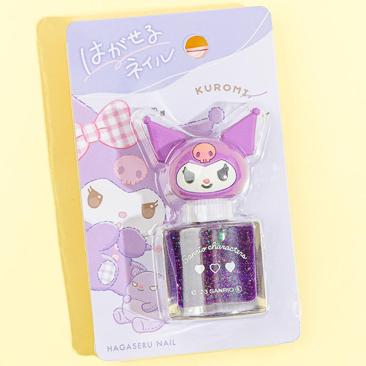 Kuromi Easy-Peel Glitter Nail Polish