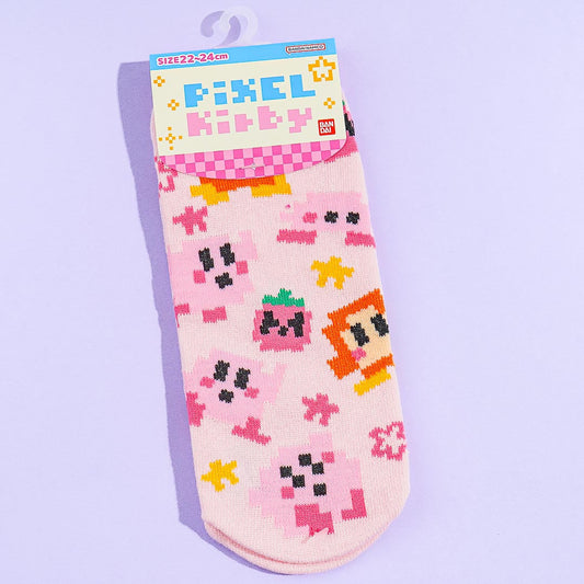 Pixel Kirby Characters x Makoto Ozu Jacquard Socks