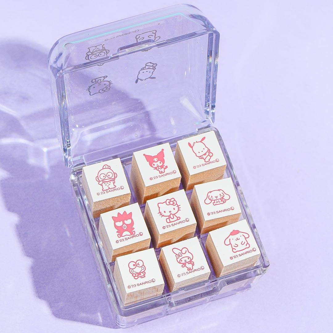 Sanrio Characters Mini Box-Shaped Stamp Set