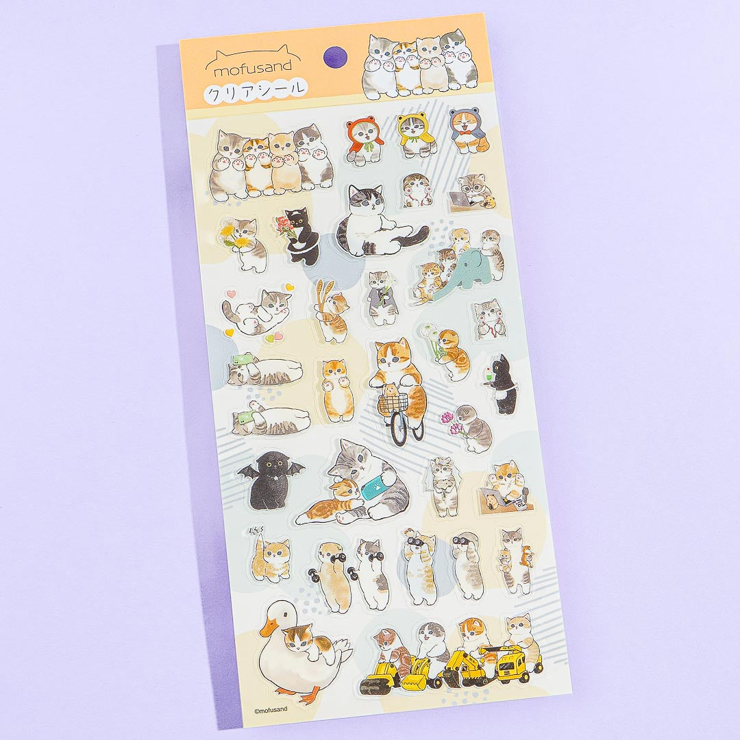 Mofusand Kitty Playtime Stickers