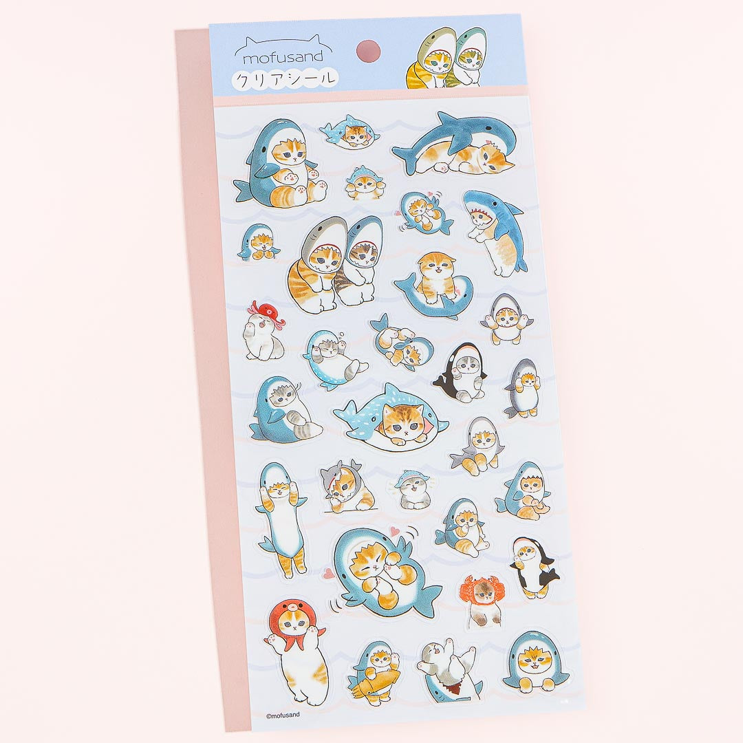 Mofusand Shark Cat Stickers