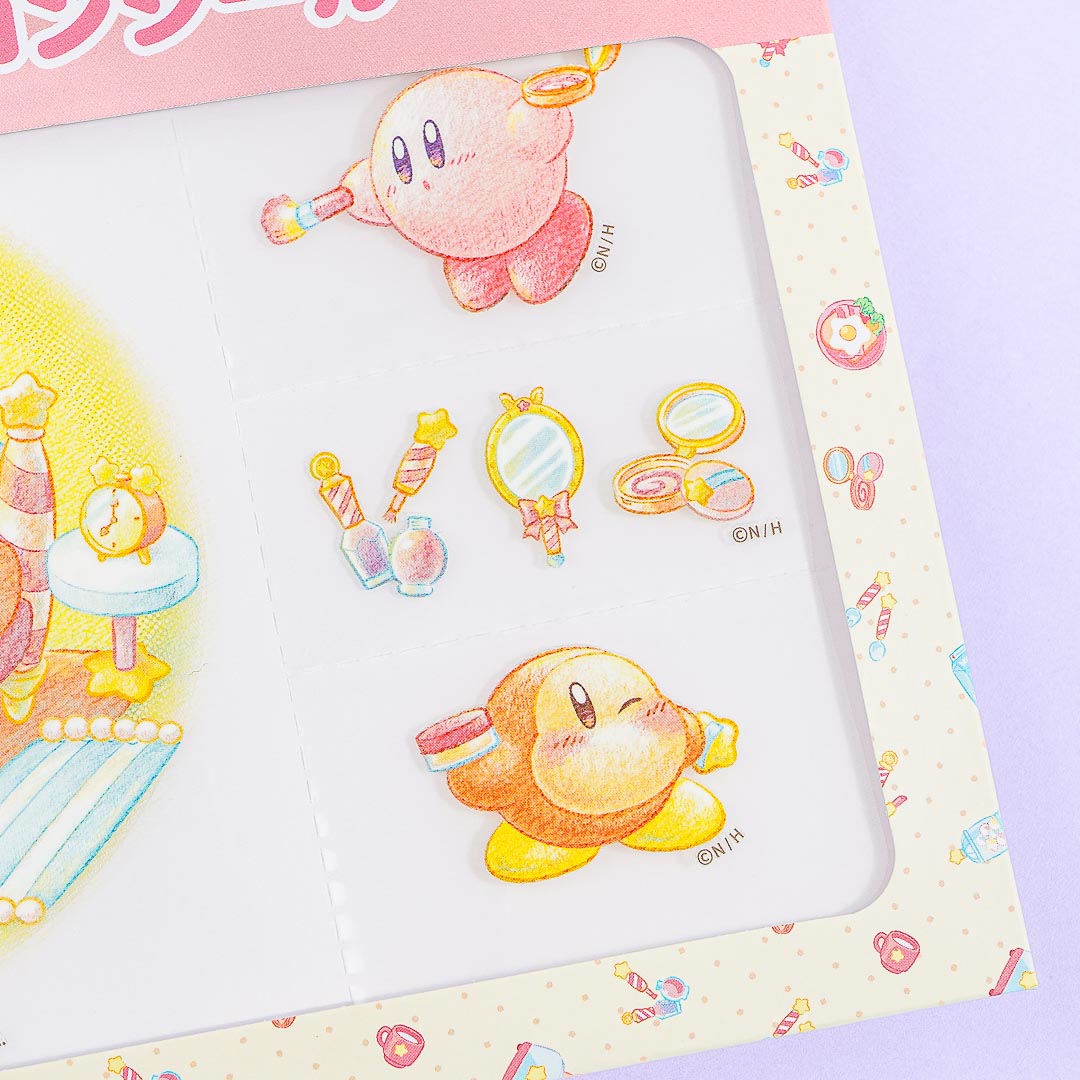 Kirby Happy Morning Iron-On Stickers