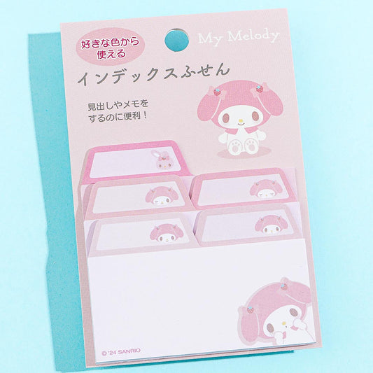 My Melody Index Memo Pad Set