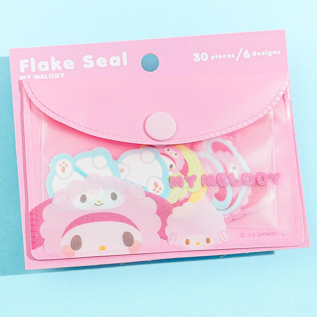 My Melody & My Sweet Piano Sticker Flakes With Pouch