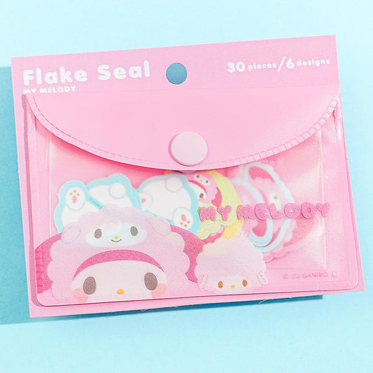 My Melody & My Sweet Piano Sticker Flakes With Pouch