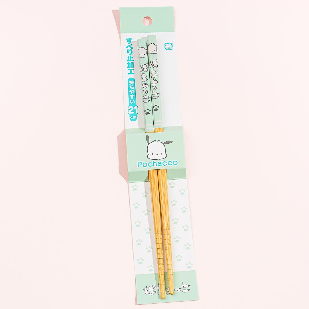 Pochacco Hiragana Characters Bamboo Chopsticks
