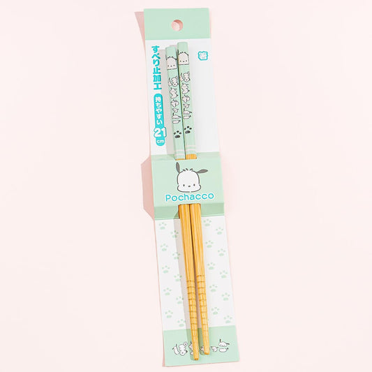 Pochacco Hiragana Characters Bamboo Chopsticks