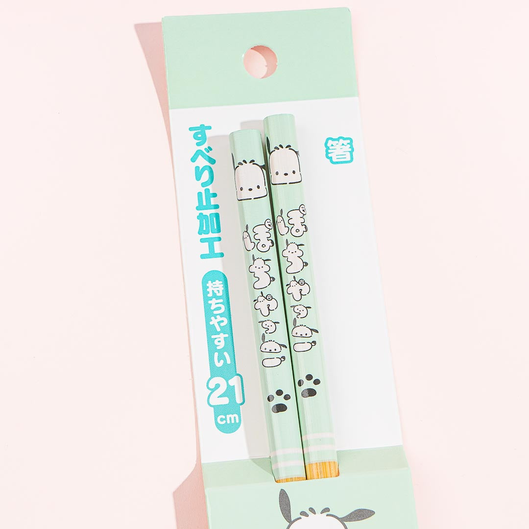 Pochacco Hiragana Characters Bamboo Chopsticks