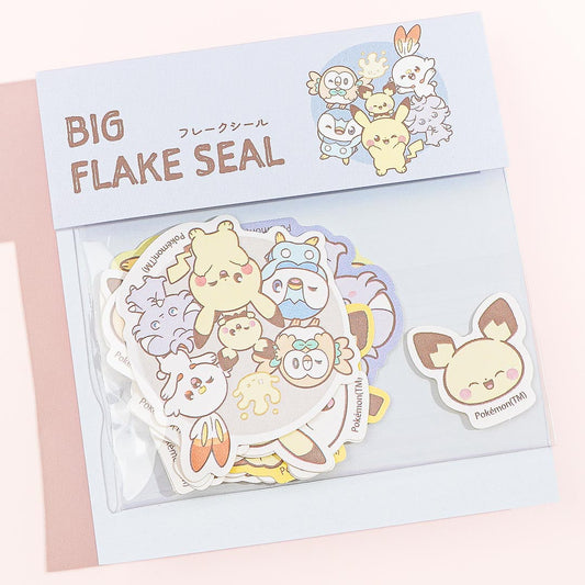 Pokemon Pokepeace Big Flake Seal Set B