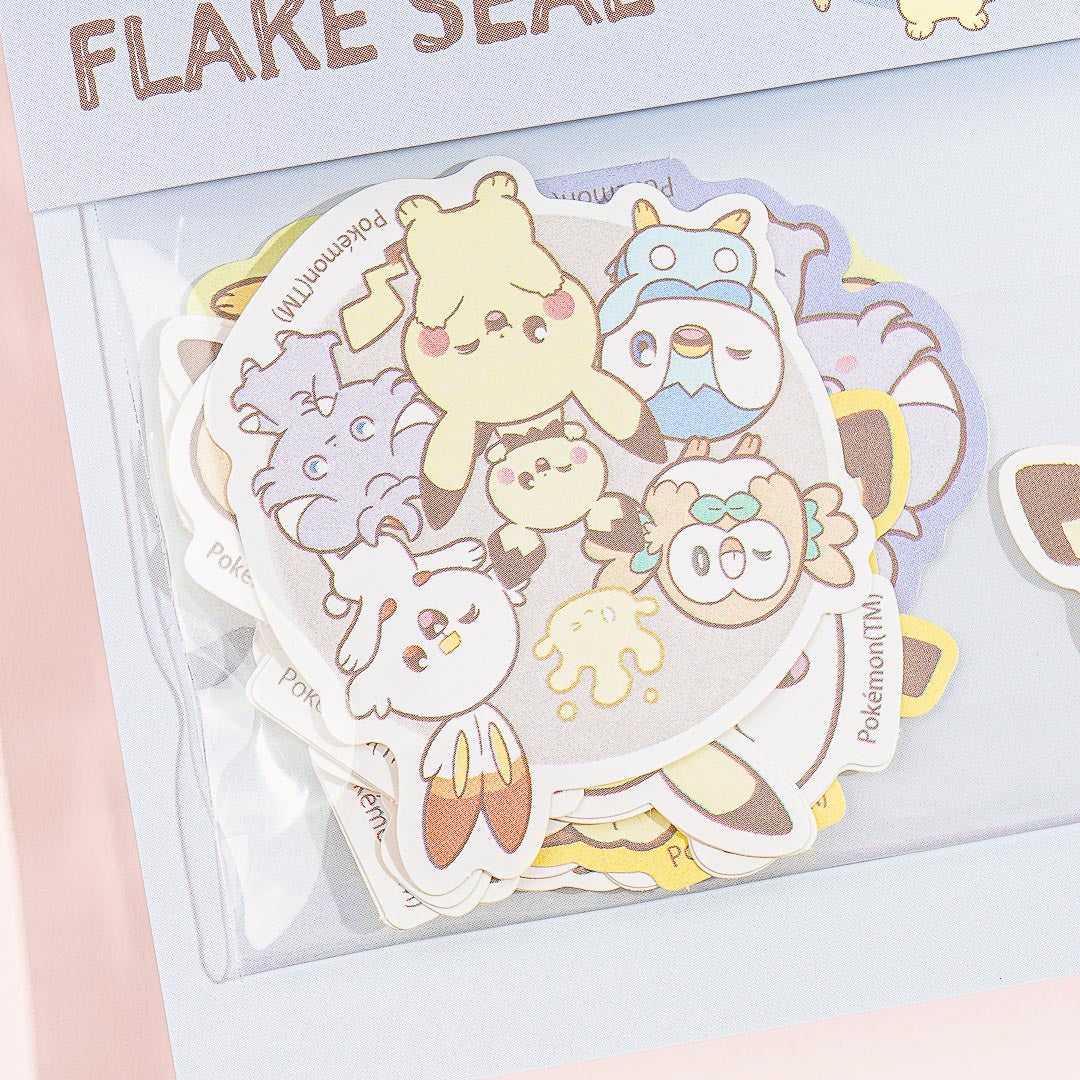 Pokemon Pokepeace Big Flake Seal Set B