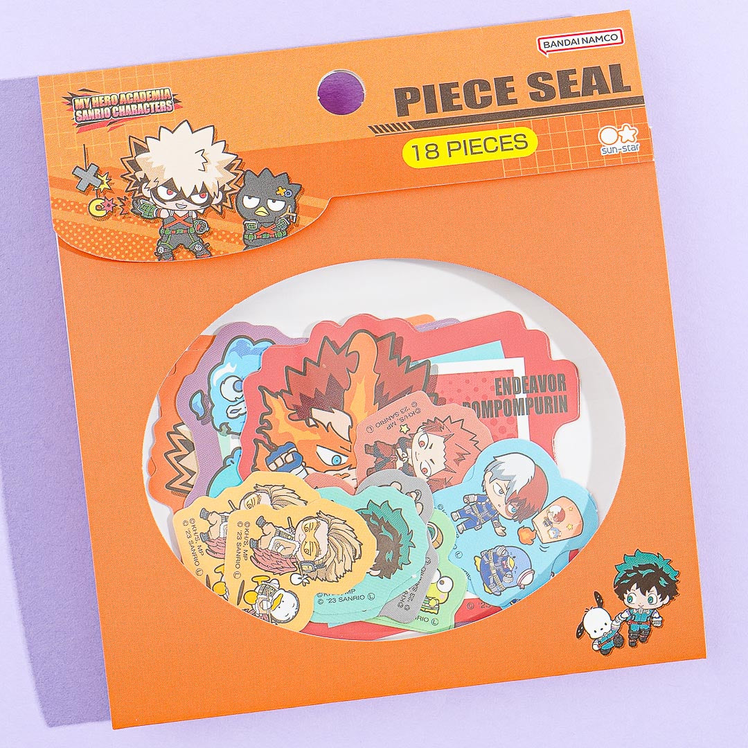My Hero Academia x Sanrio Characters Piece Seal Set B
