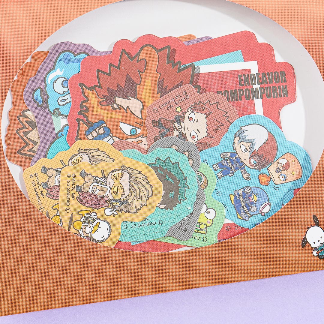 My Hero Academia x Sanrio Characters Piece Seal Set B