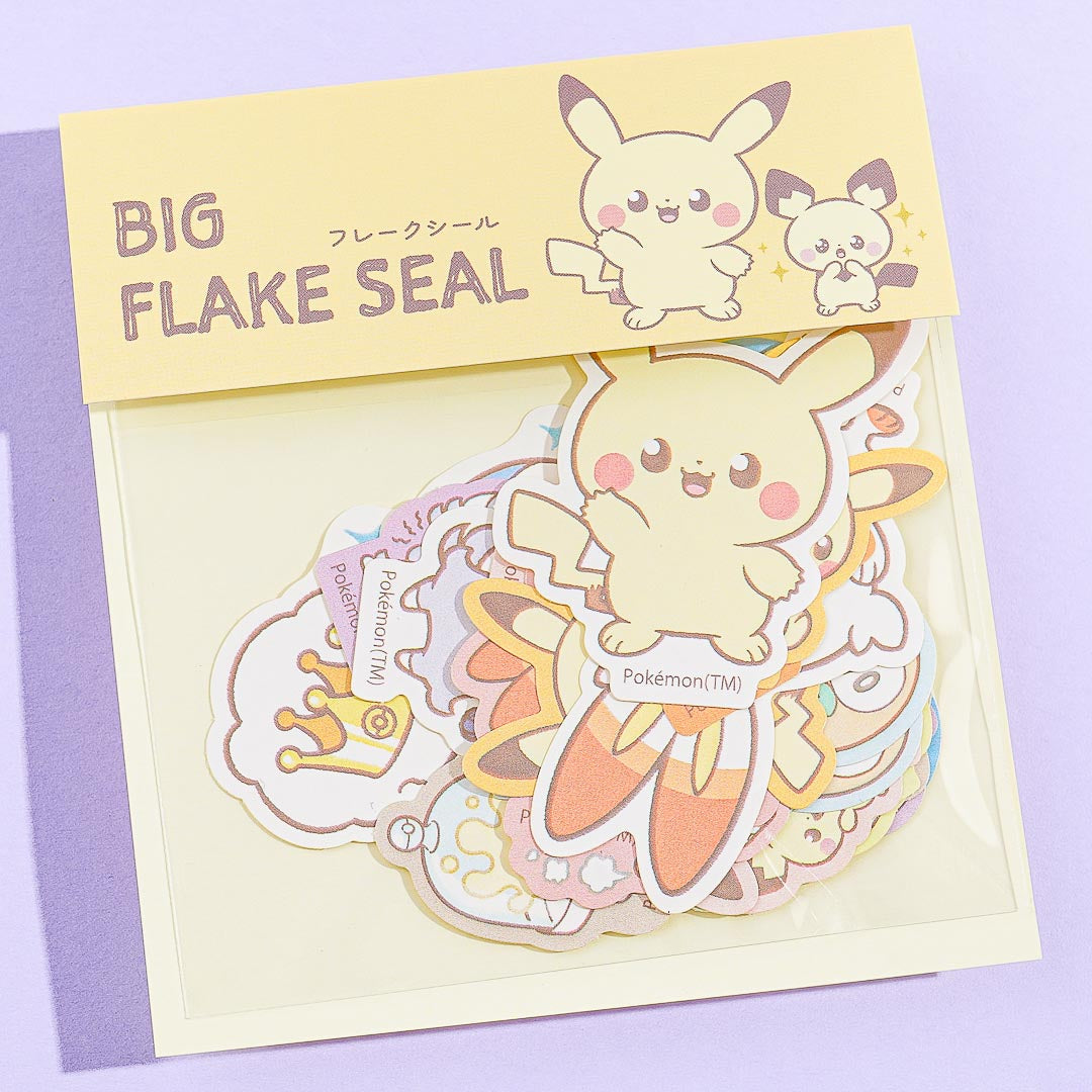 Pokemon Pokepeace Big Flake Seal Set A