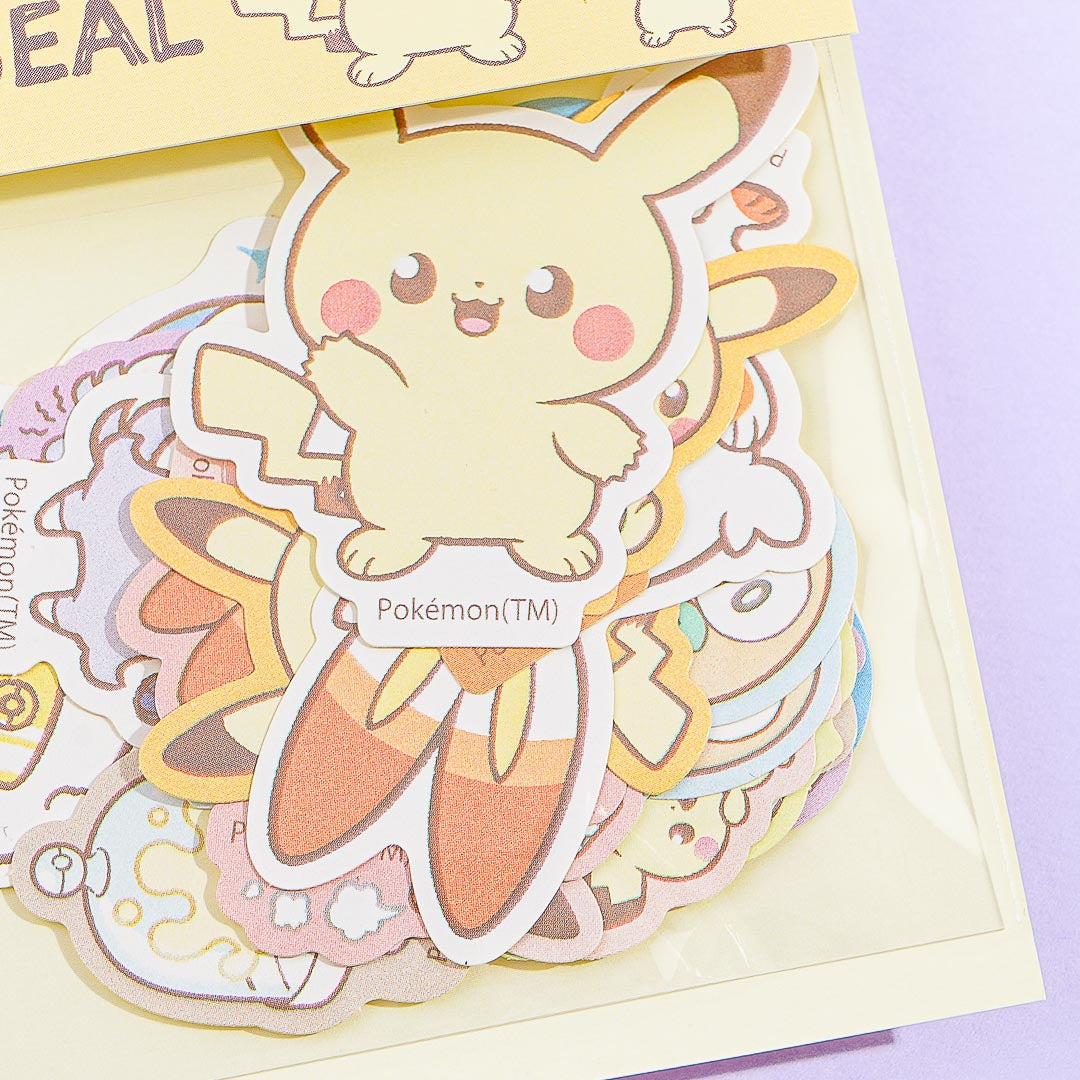 Pokemon Pokepeace Big Flake Seal Set A