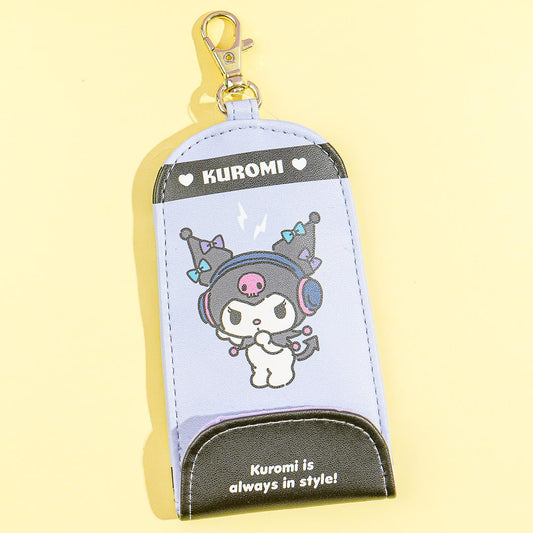 Kuromi Sound Trip Key Case With Reel