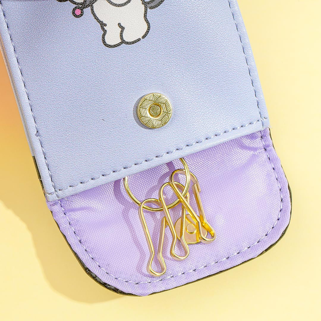 Kuromi Sound Trip Key Case With Reel