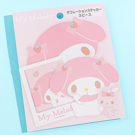 My Melody Pose Die-Cut Deco Sticker Set
