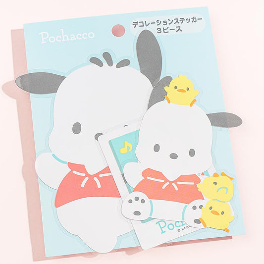 Pochacco Pose Die-Cut Deco Sticker Set