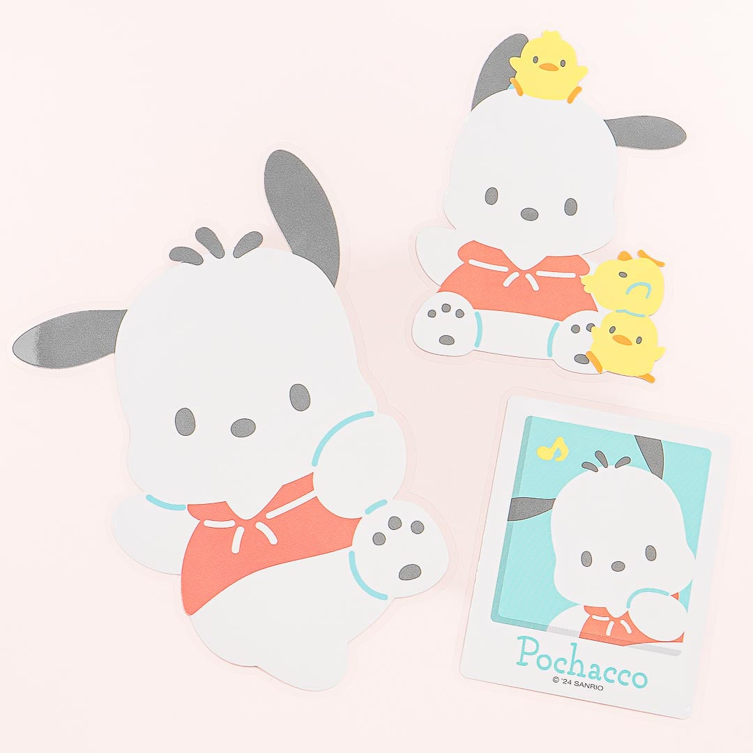 Pochacco Pose Die-Cut Deco Sticker Set