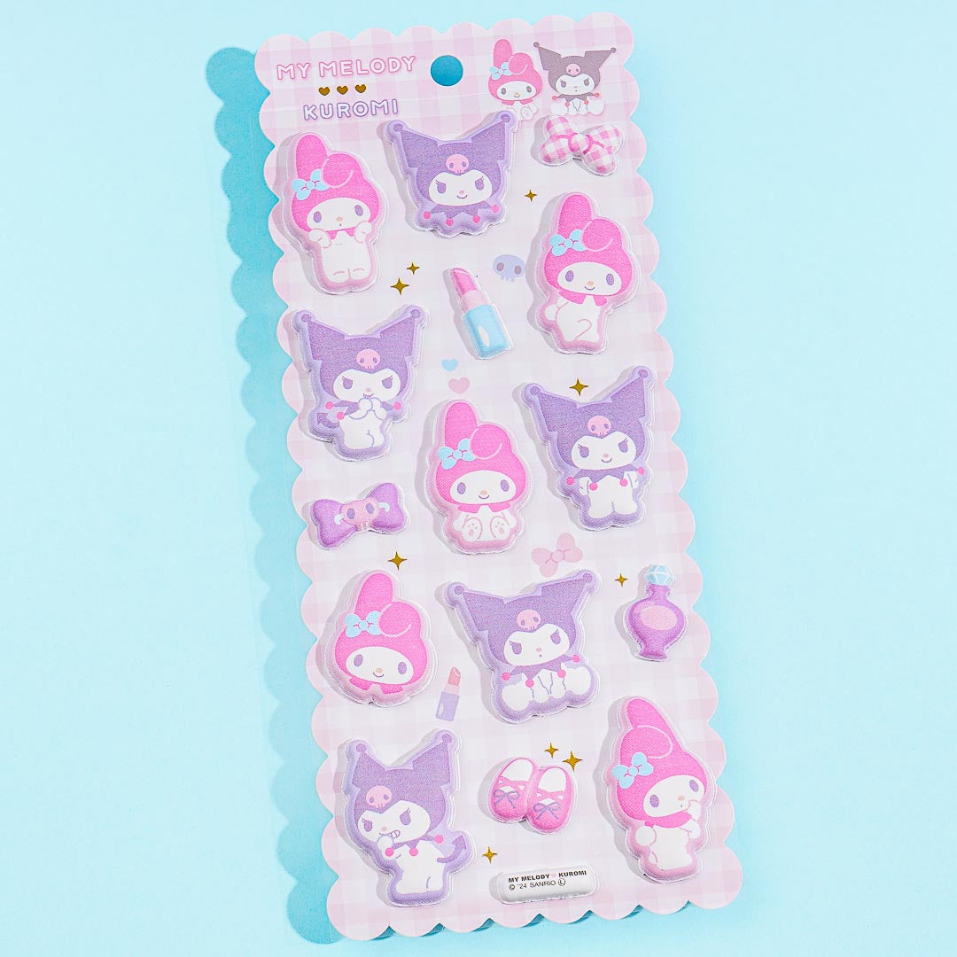 My Melody x Kuromi Makeover Puffy Stickers