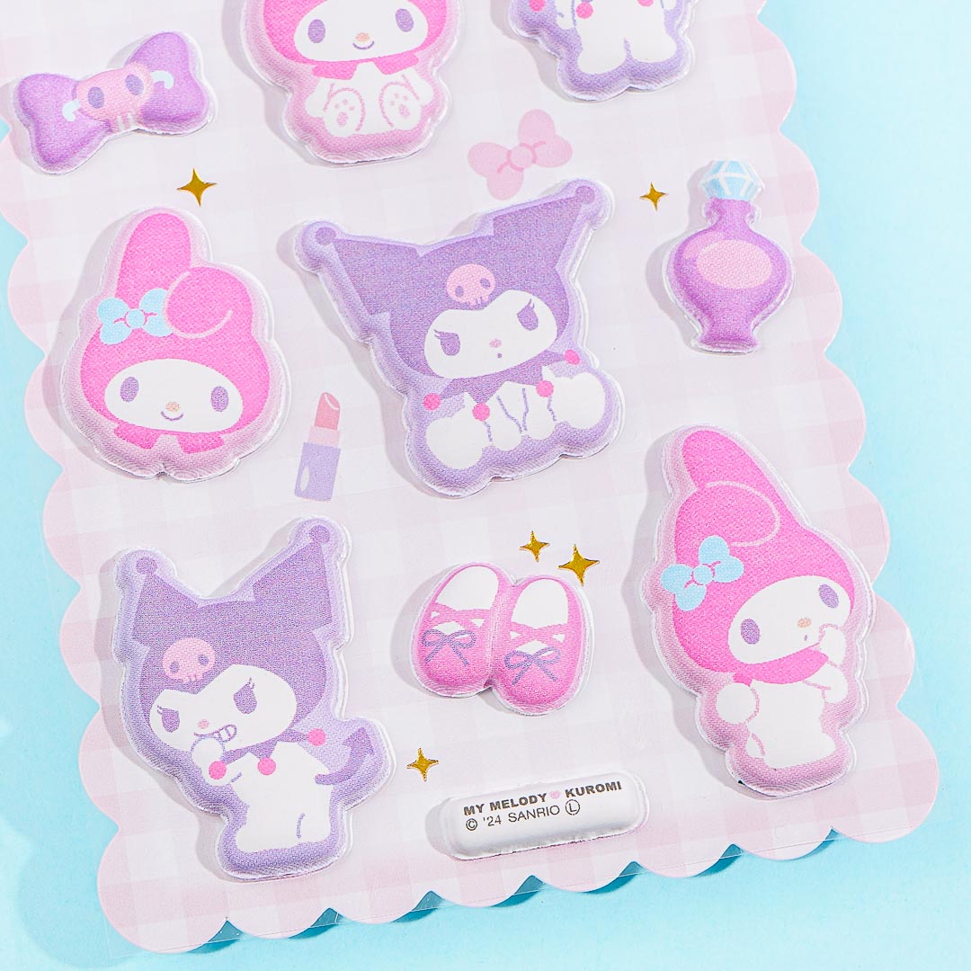 My Melody x Kuromi Makeover Puffy Stickers