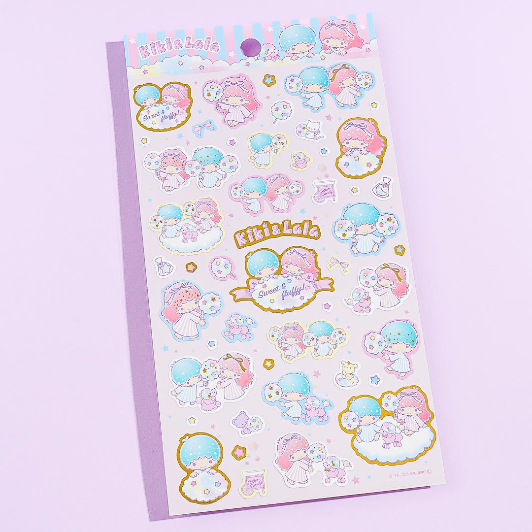 Little Twin Stars Sweet & Fluffy Stickers