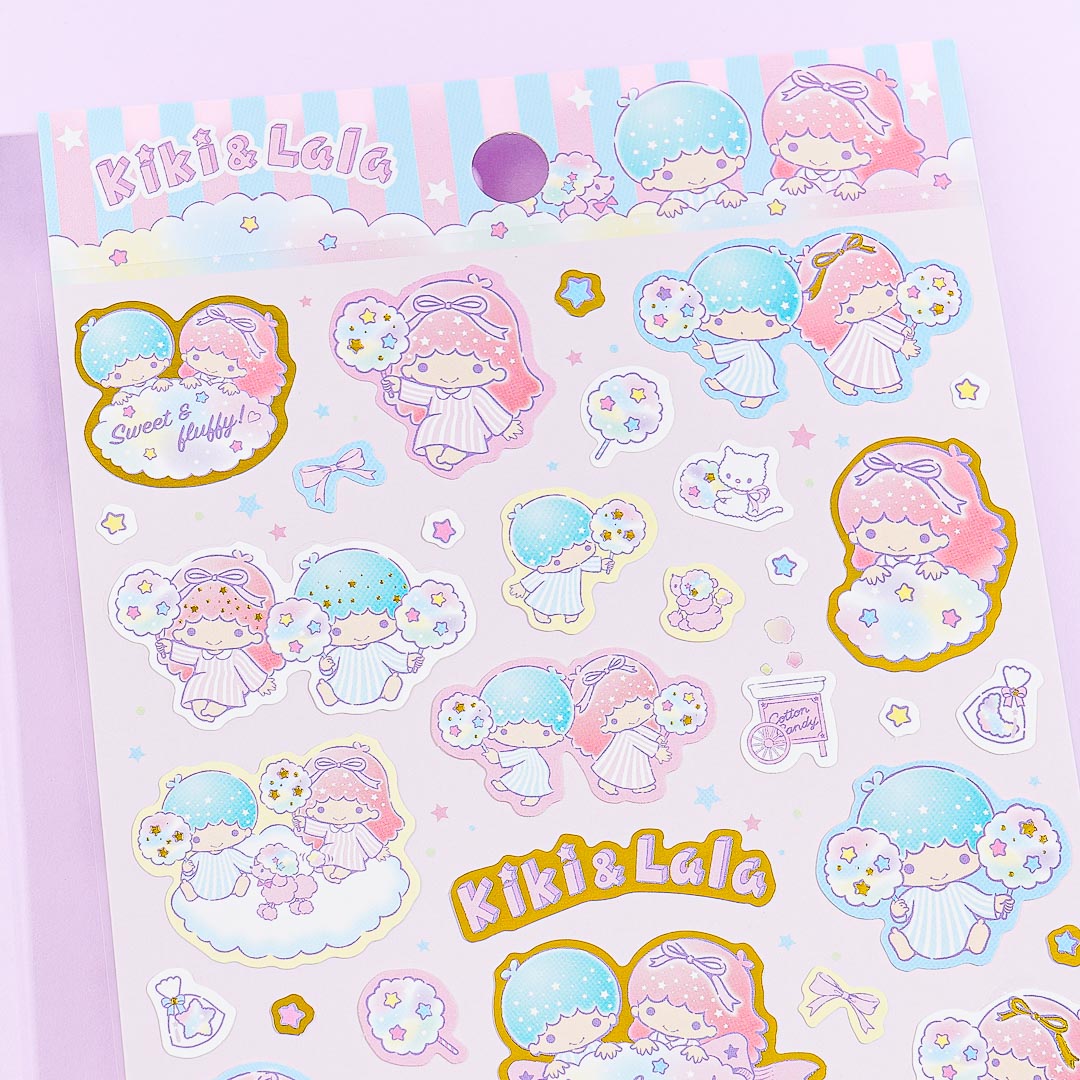 Little Twin Stars Sweet & Fluffy Stickers