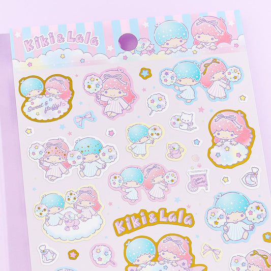 Little Twin Stars Sweet & Fluffy Stickers