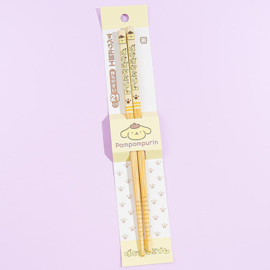 Pompompurin Hiragana Characters Bamboo Chopsticks