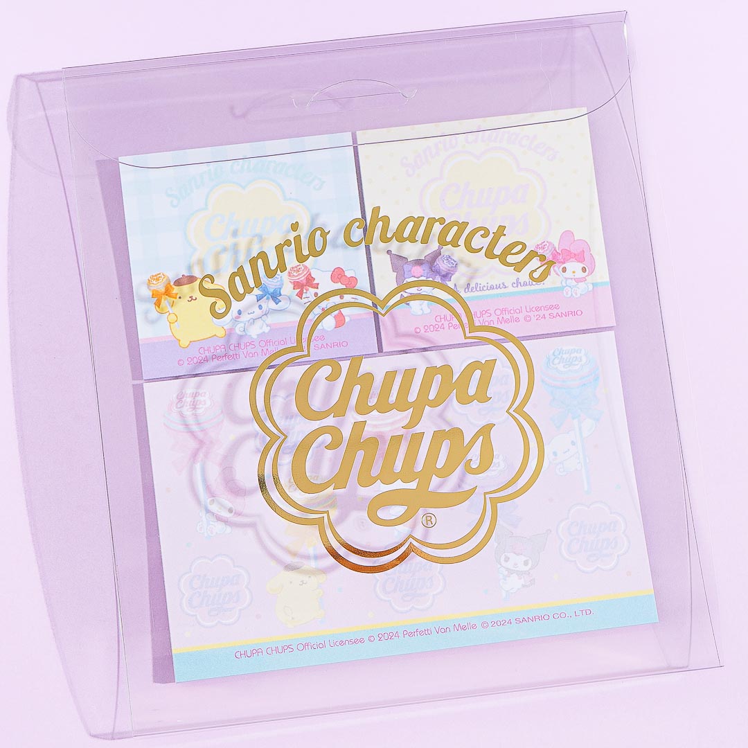 Sanrio Characters x Chupa Chups Memo Pad Set