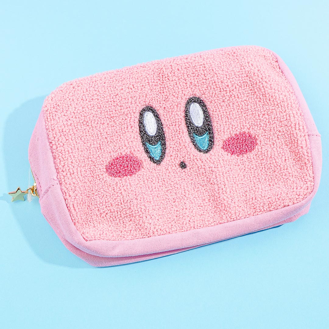 Kirby's Dream Land Furry Face Pouch