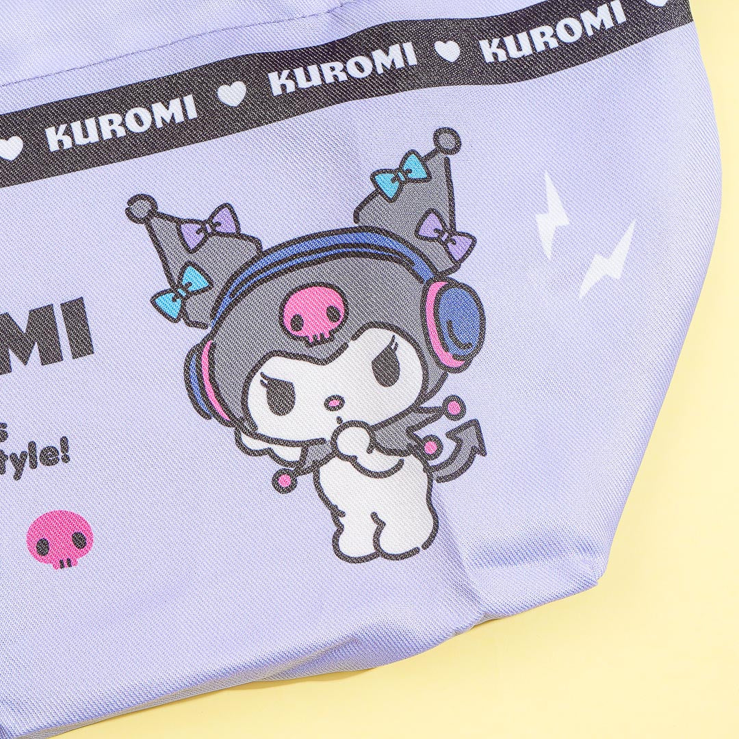 Kuromi Music Time Drawstring Pouch