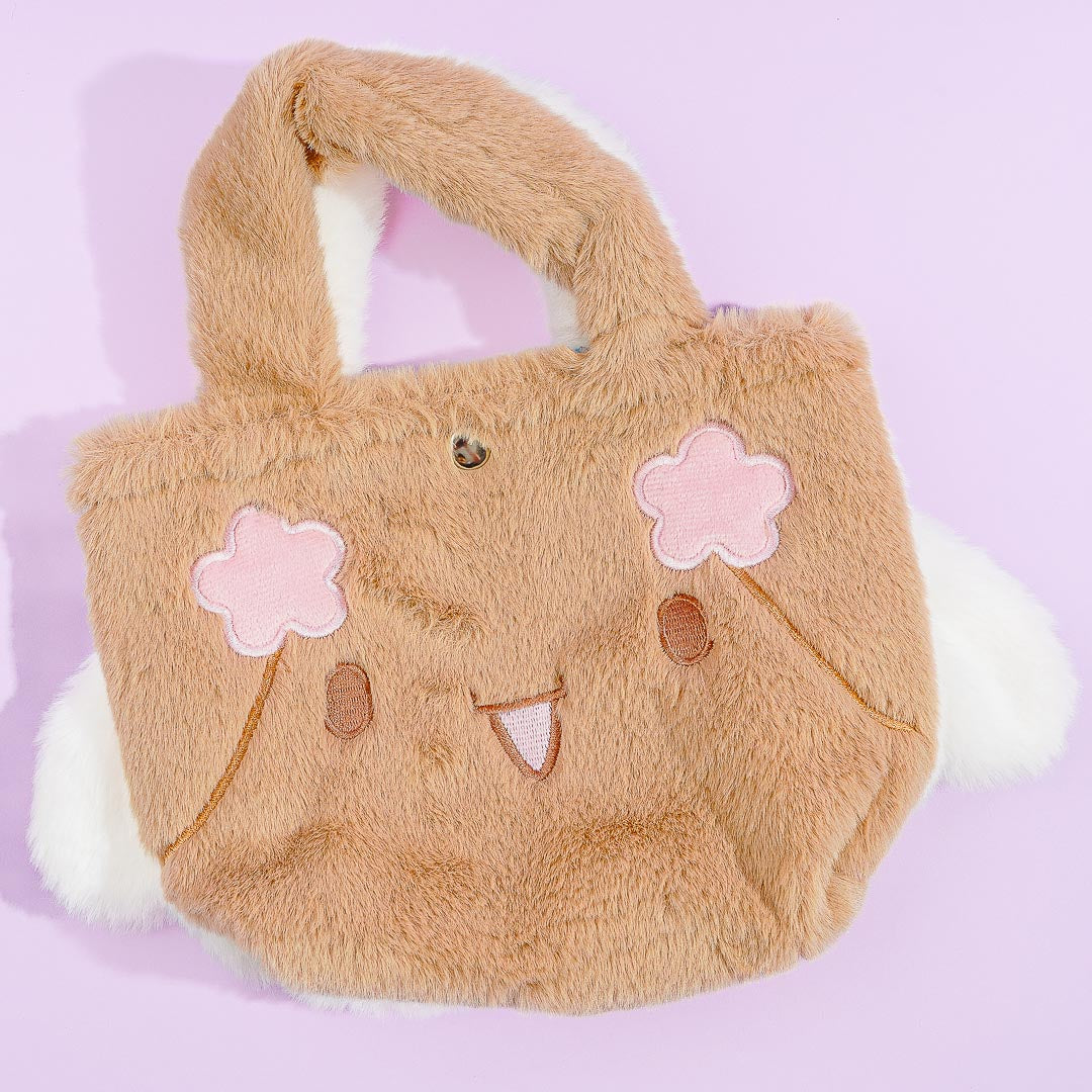 Cinnamoroll & Mocha Furry Mini Handbag