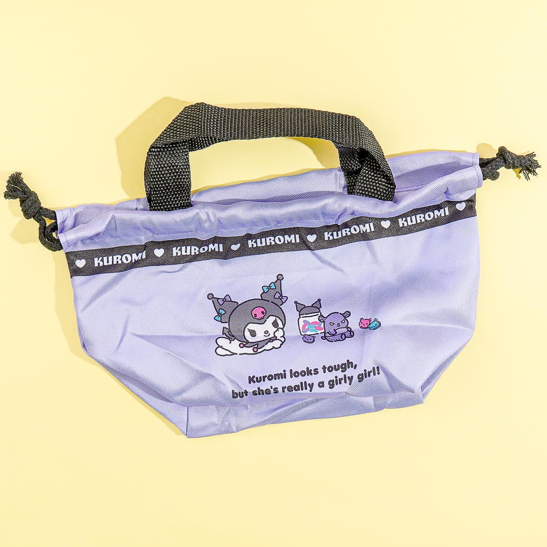 Kuromi Music Time Drawstring Pouch
