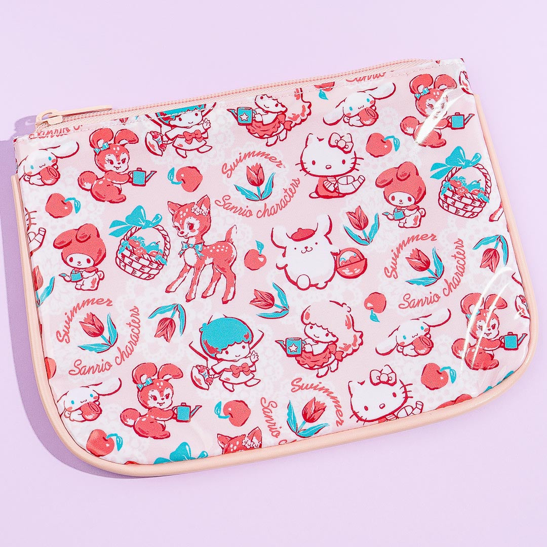 Sanrio Characters  x Swimmer Pouch Set
