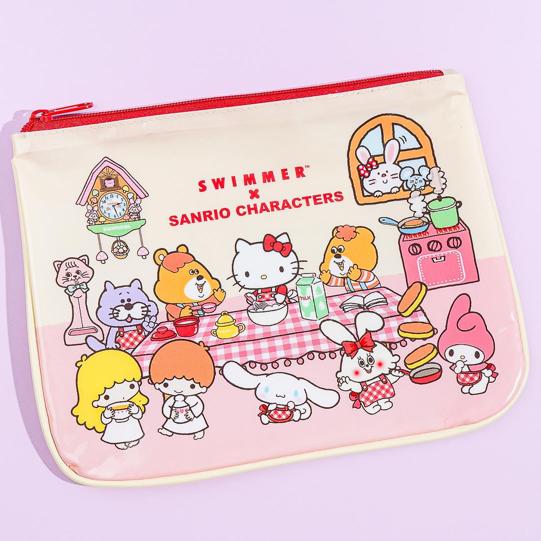 Sanrio Characters  x Swimmer Pouch Set