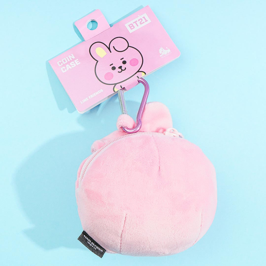 BT21 Fluffy Face Coin Purse - COOKY