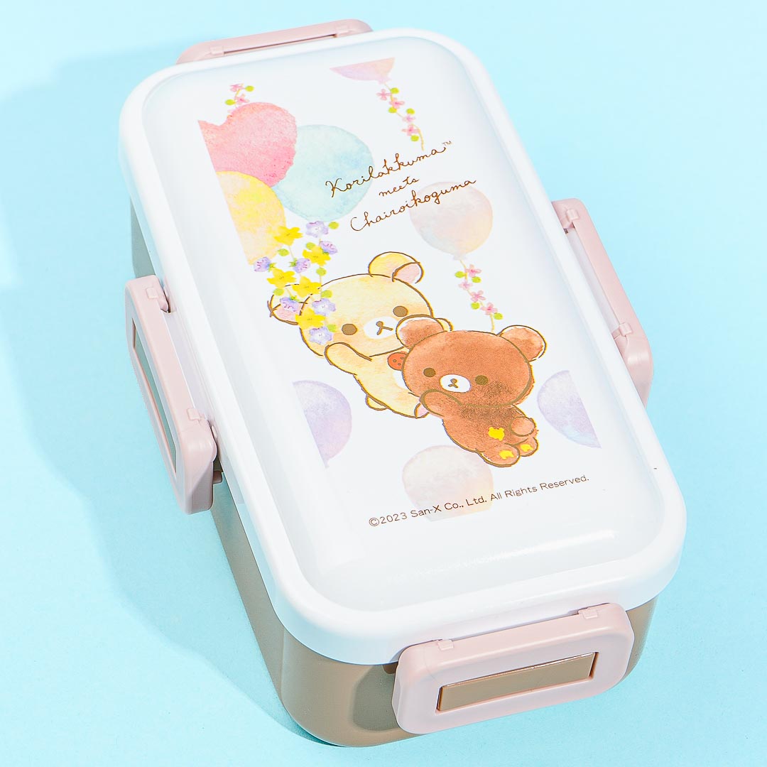 Korilakkuma & Chairoikoguma Balloon Float Rectangular Bento Box