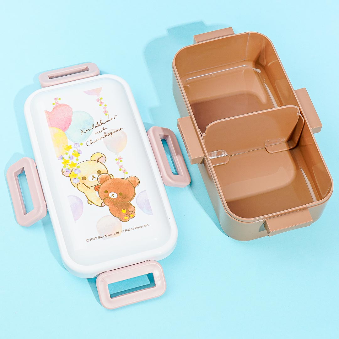 Korilakkuma & Chairoikoguma Balloon Float Rectangular Bento Box