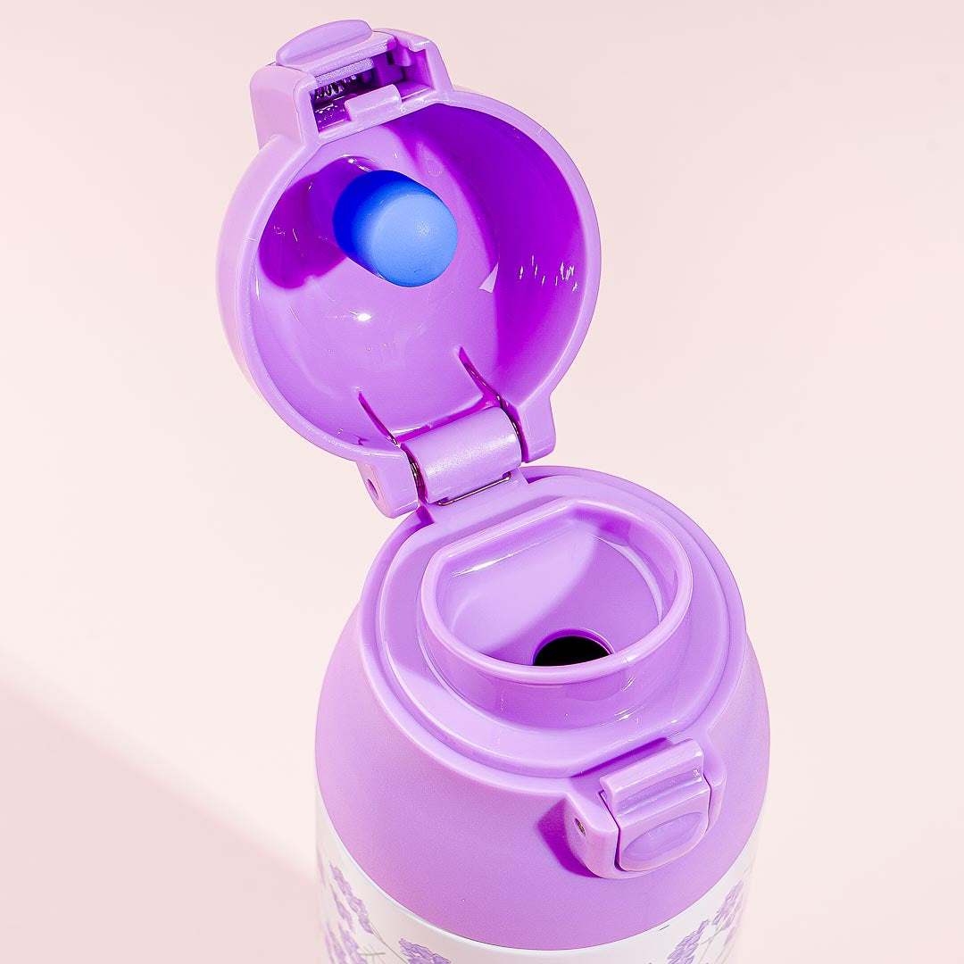 Kuromi Lavender Harvest One-Push Thermal Bottle
