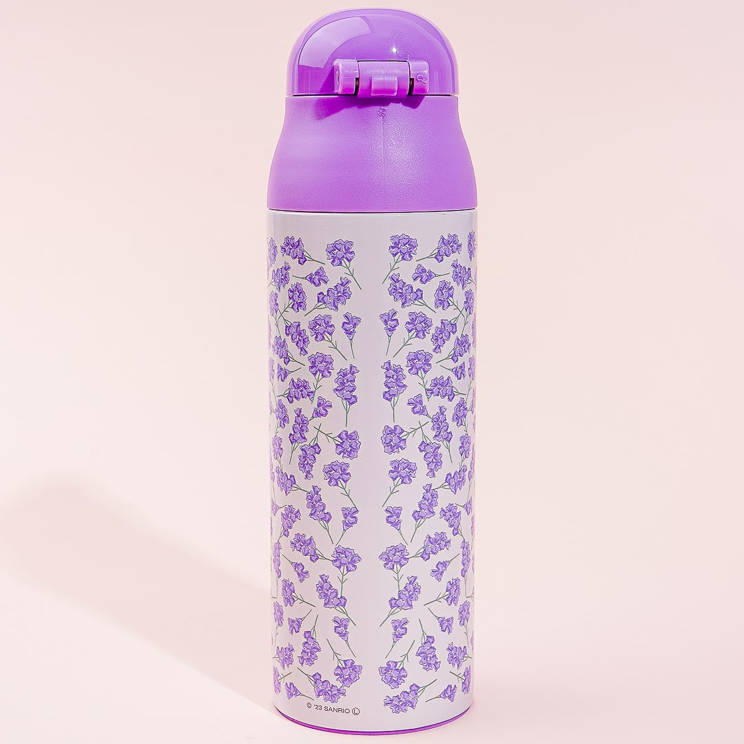 Kuromi Lavender Harvest One-Push Thermal Bottle