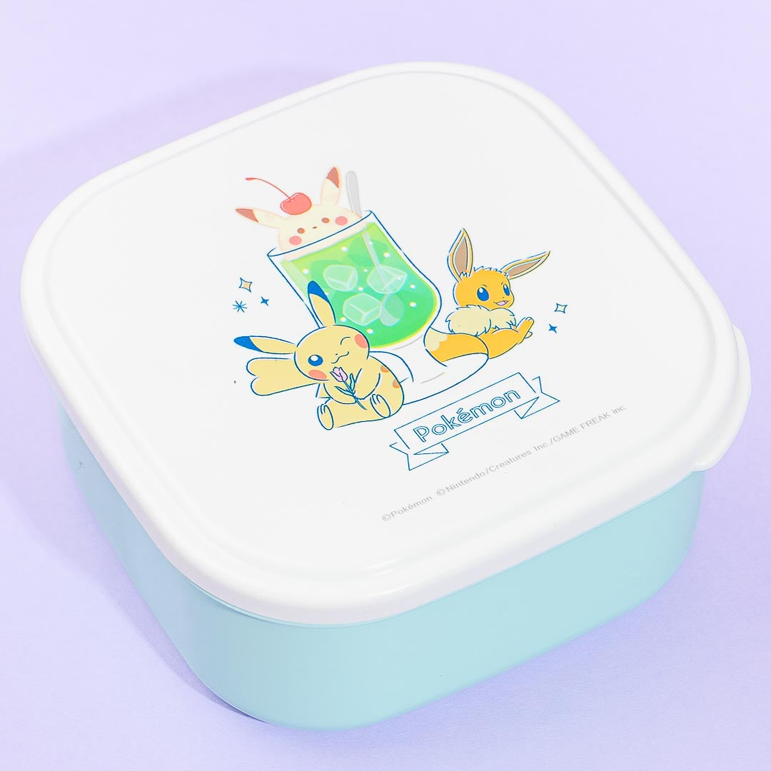 Pokemon Happy Drink Square Food Container Set - 3 pcs