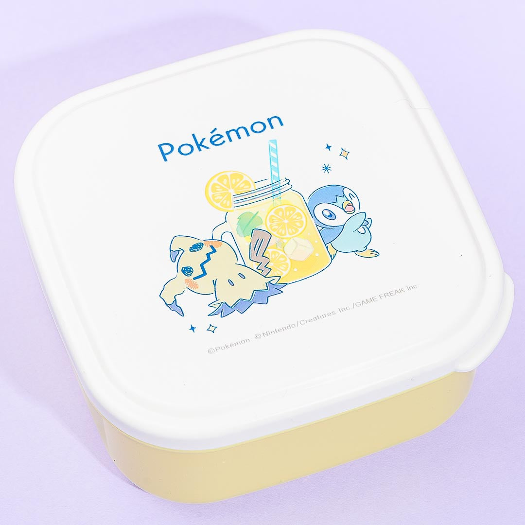 Pokemon Happy Drink Square Food Container Set - 3 pcs