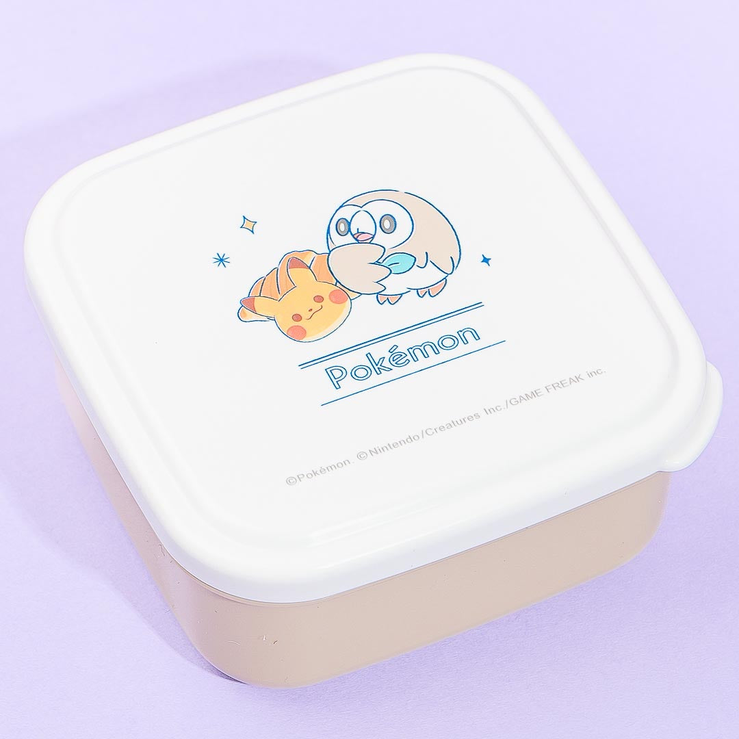 Pokemon Happy Drink Square Food Container Set - 3 pcs