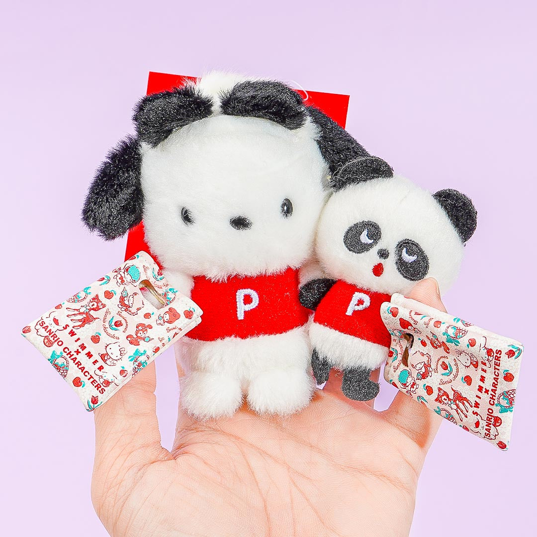 Swimmer x Sanrio Characters Plushie Charm - Pochacco