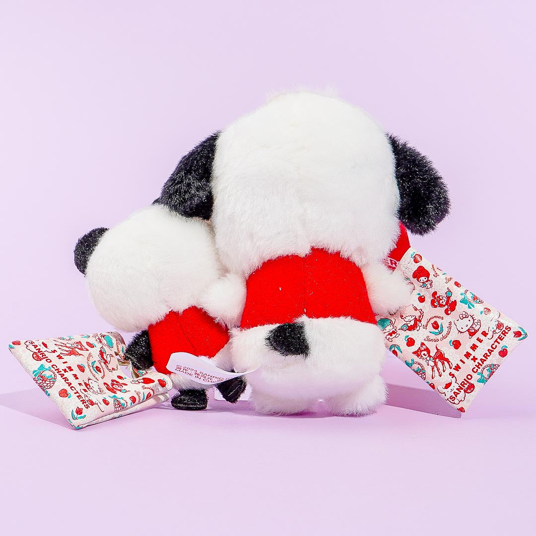 Swimmer x Sanrio Characters Plushie Charm - Pochacco