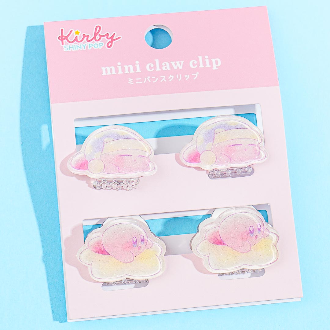 Kirby Sleepy Star Claw Clip Set