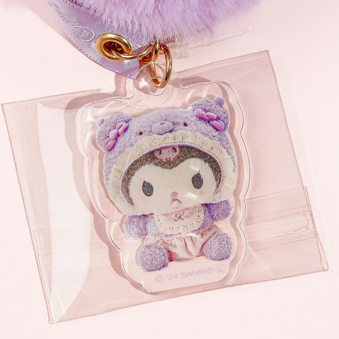 Kuromi Baby Bear Fur Charm